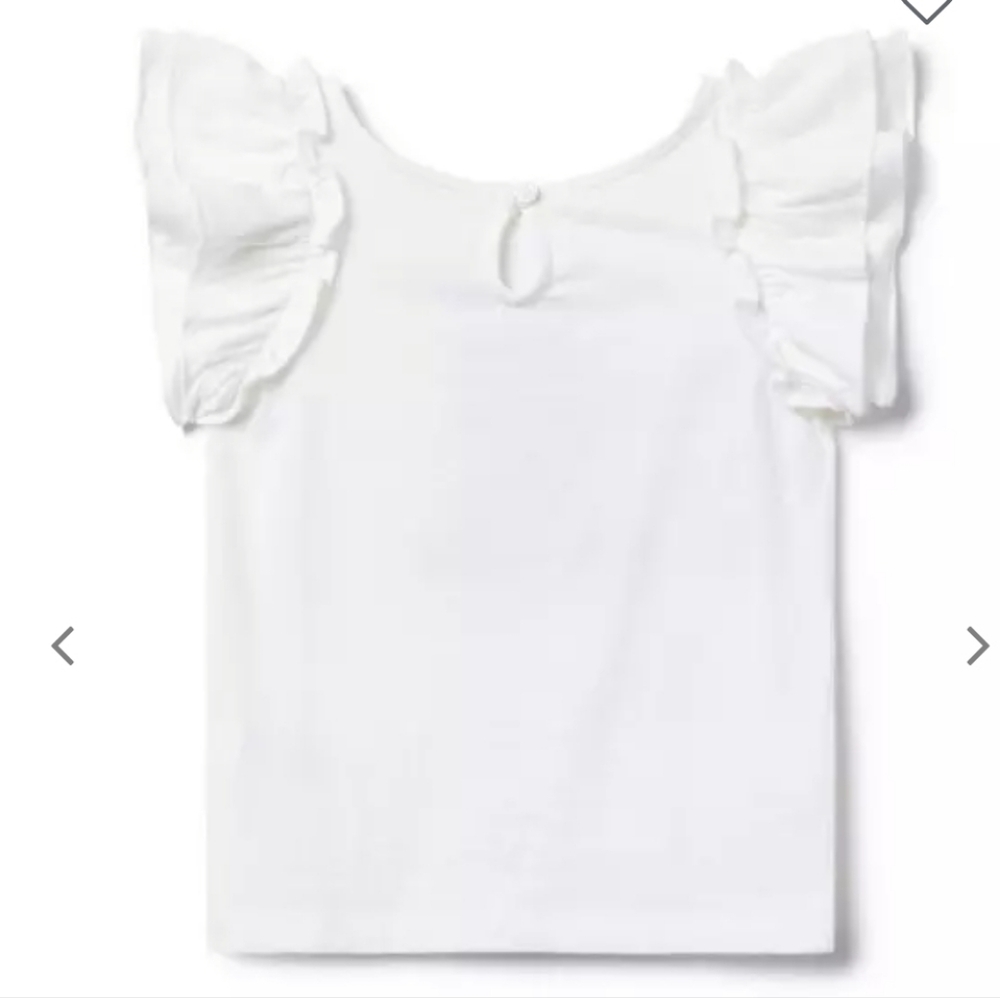 Hello Spring White Kids Top - Picture 2 of 13